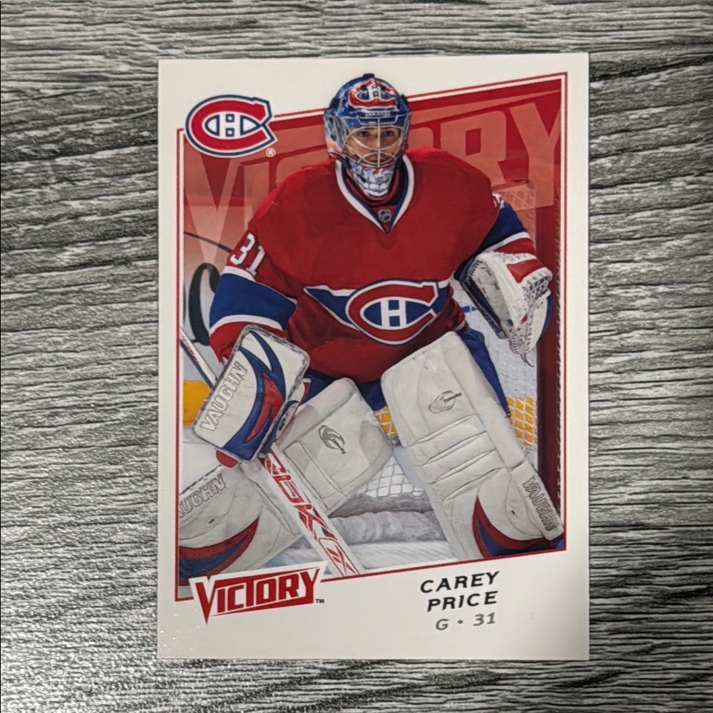 NHL | Upper Deck Victory #89 Montreal Canadians: Carey Price - Hockey Card